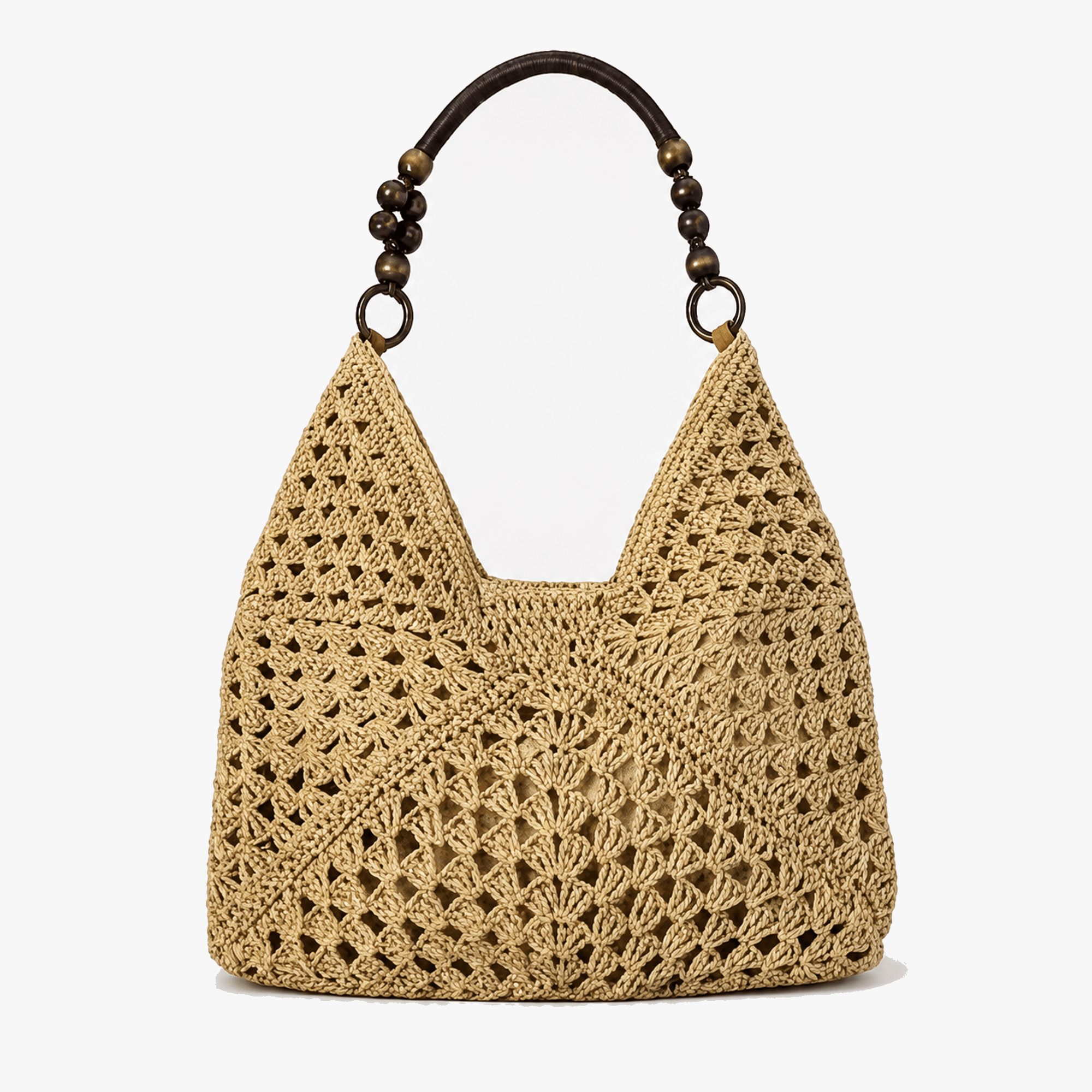Crochet Summer Tote with Hidden Lining