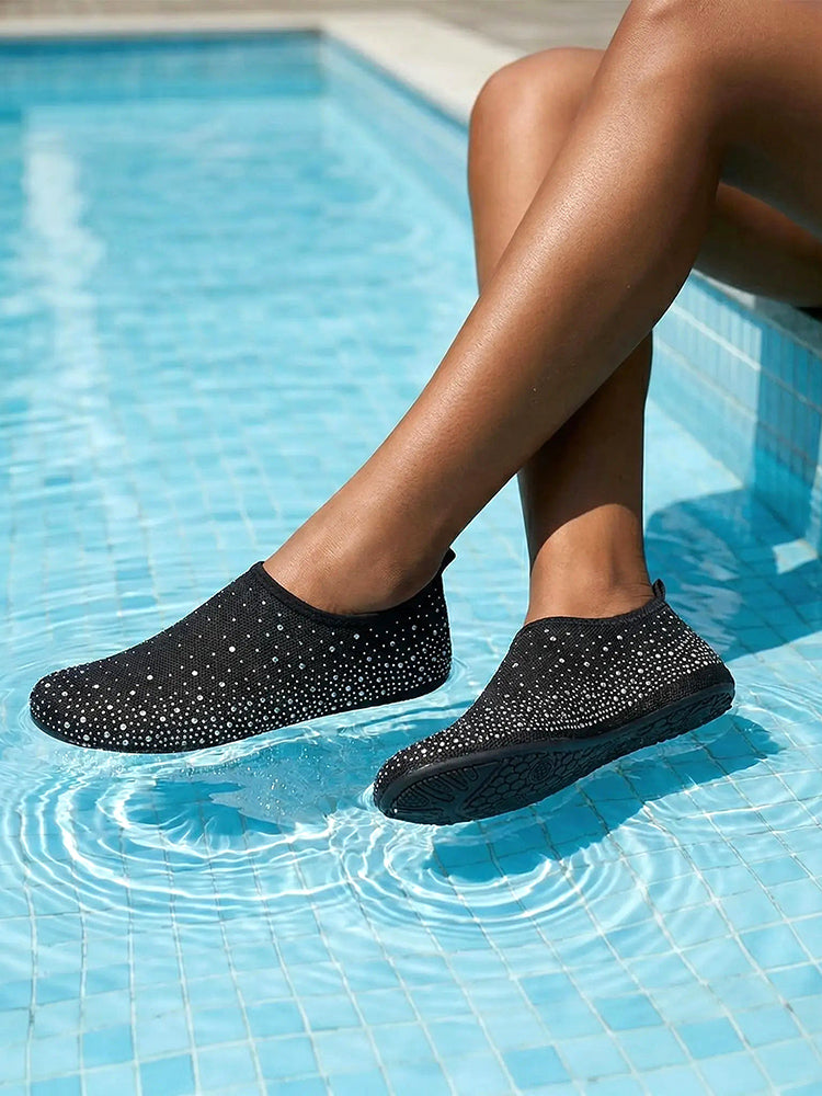 Rhinestone Barefoot Water Shoes