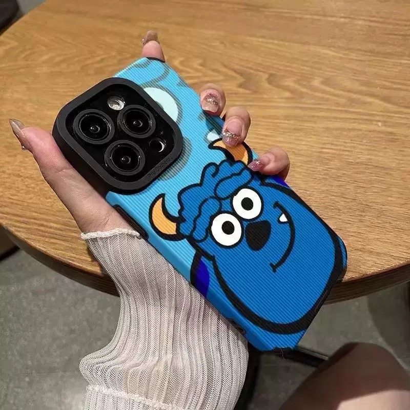 Cartoon iphone case iphone ... pattern fine hole imitation fur phone case suitable for iPhone 17 16 15 14 13 12 11 Pro Max Plus X XS Max anti drop phone case