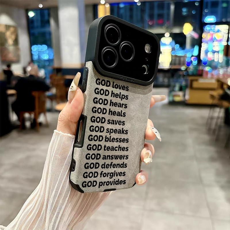 God's Blessing Phone Case is made of TPU and leather with a delicate touch that is skin friendly like velvet suitable for Apple 17 16 15 14 13 12 11 Pro Max Plus X XS Max God's Blessing Phone Case is made of TPU and leather with a delicate touch that is skin friendly like velvet suitable for Apple 17 16 15 14 13 12 11 Pro Max Plus X XS Max