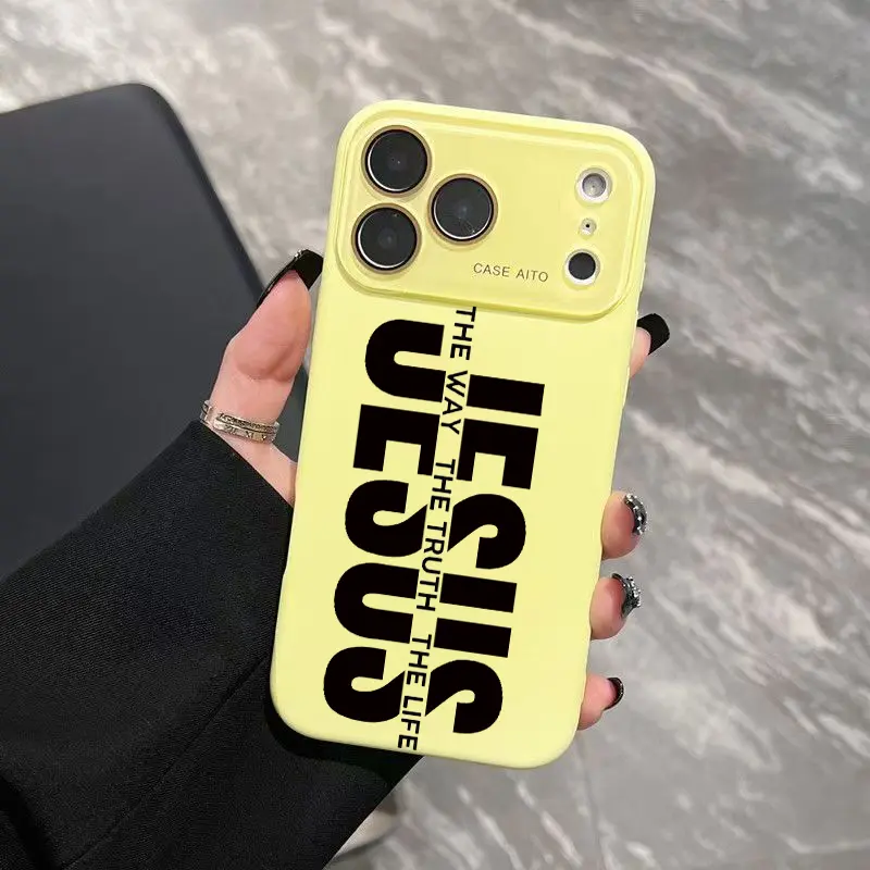 Jesus Pattern Smartphone Case for iPhone 12-17