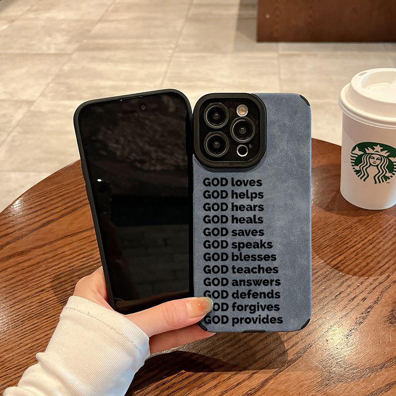 God's Blessing Phone Case is made of TPU and leather with a delicate touch that is skin friendly like velvet suitable for Apple 17 16 15 14 13 12 11 Pro Max Plus X XS Max God's Blessing Phone Case is made of TPU and leather with a delicate touch that is skin friendly like velvet suitable for Apple 17 16 15 14 13 12 11 Pro Max Plus X XS Max