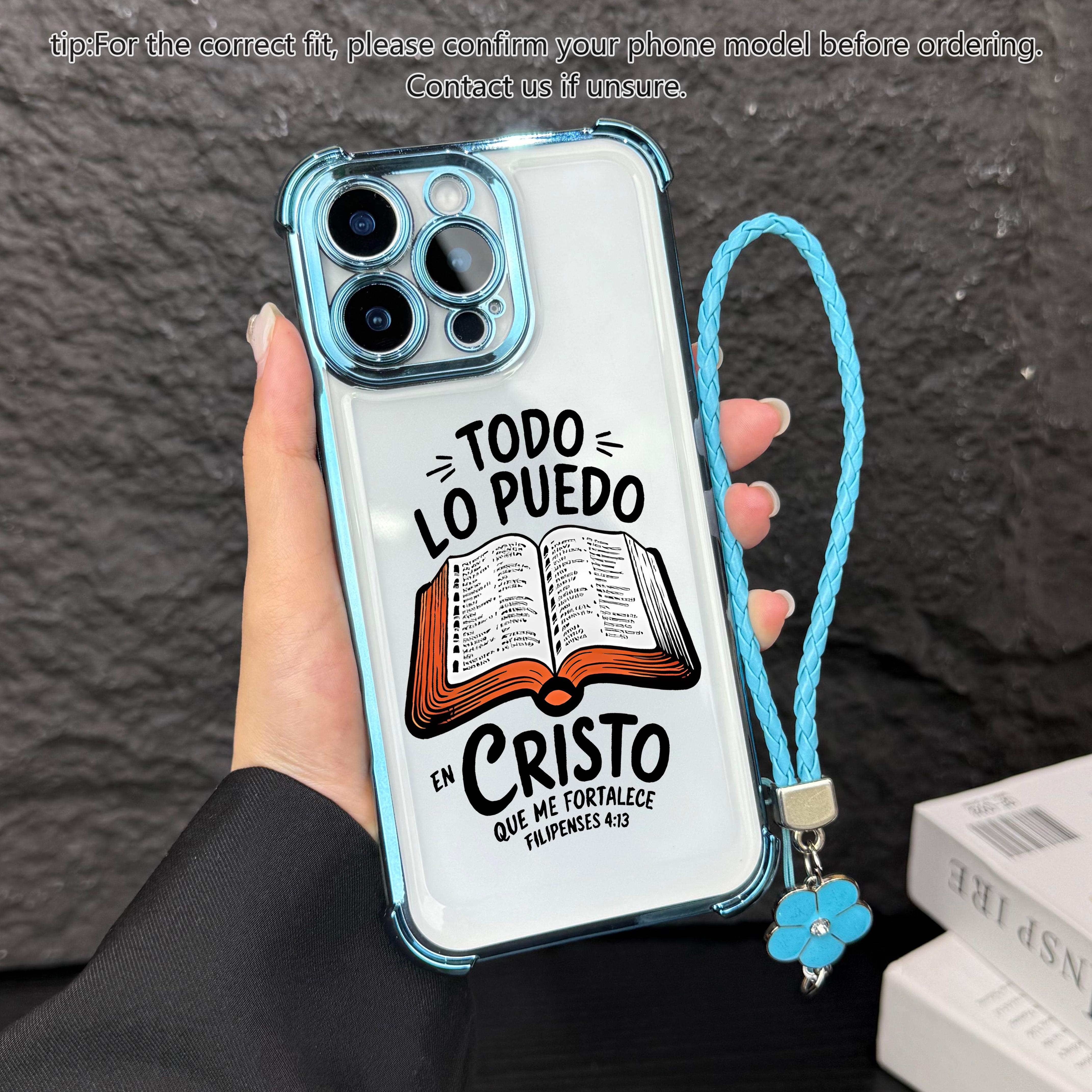 Bible Verse Aesthetic Christian Pattern Four Corner Anti-Fall Phone case for iPhone Samsung Galaxy 17Pro Max Air 16Plus 15 14 13 12 11 XR XS S26 S25 S24 S23 S22 cases, Transparent cover, Non-Yellowing, Shockproof Soft silicone, Gifts for girls.JL39 Bible Verse Aesthetic Christian Pattern Four Corner Anti-Fall Phone case for iPhone Samsung Galaxy 17Pro Max Air 16Plus 15 14 13 12 11 XR XS S26 S25 S24 S23 S22 cases, Transparent cover, Non-Yellowing, Shockproof Soft silicone, Gifts for girls.JL39