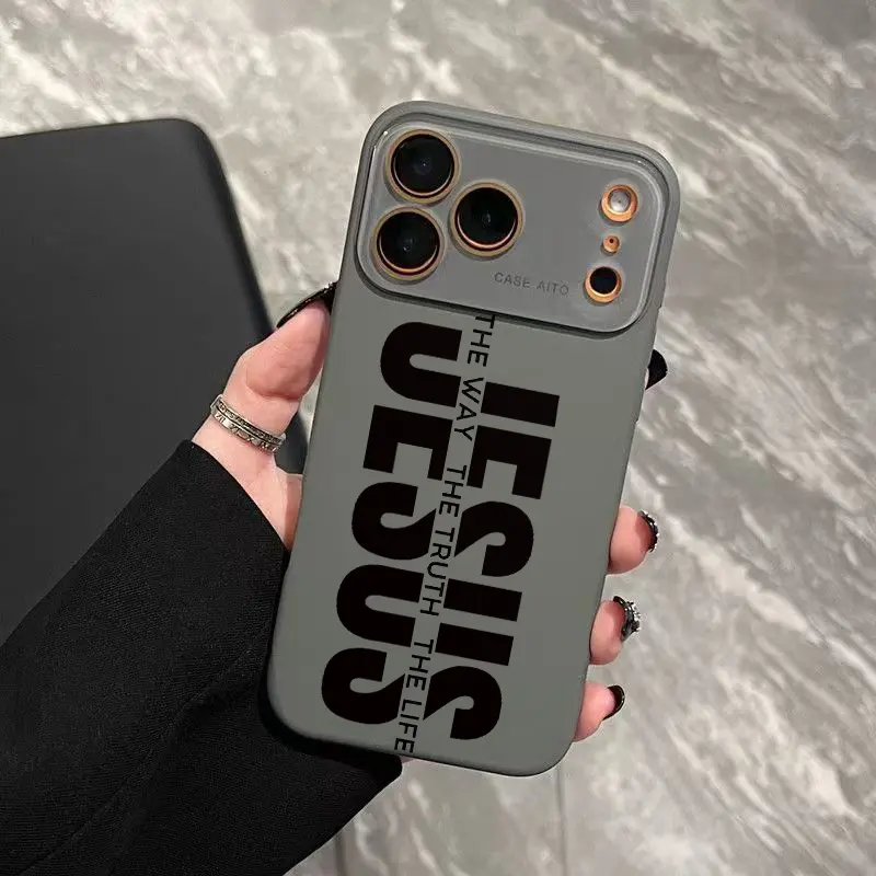 Jesus Pattern Smartphone Case for iPhone 12-17