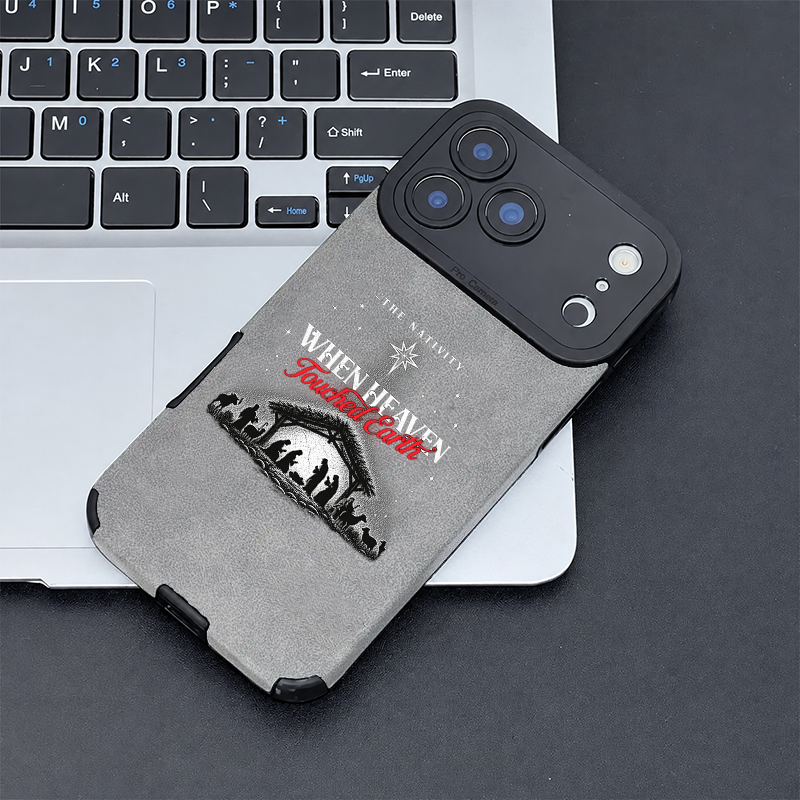 “The Nativity” Jesus Leather iPhone Case