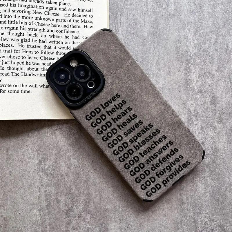 God's Blessing TPU Leather Phone Case