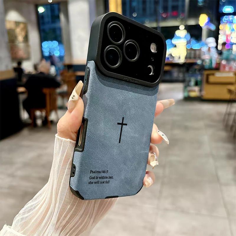 Vintage Psalms 46:5 Faith Pattern TPU Leather Cellphone Case - Protector Cover Casing with Velvet-Soft Skin-Friendly Touch, Compatible with 17/16/15/14/13/12/11 Pro Max Plus/X/XS MAX Mobile Devices Accessories Vintage Psalms 46:5 Faith Pattern TPU Leather Cellphone Case - Protector Cover Casing with Velvet-Soft Skin-Friendly Touch, Compatible with 17/16/15/14/13/12/11 Pro Max Plus/X/XS MAX Mobile Devices Accessories