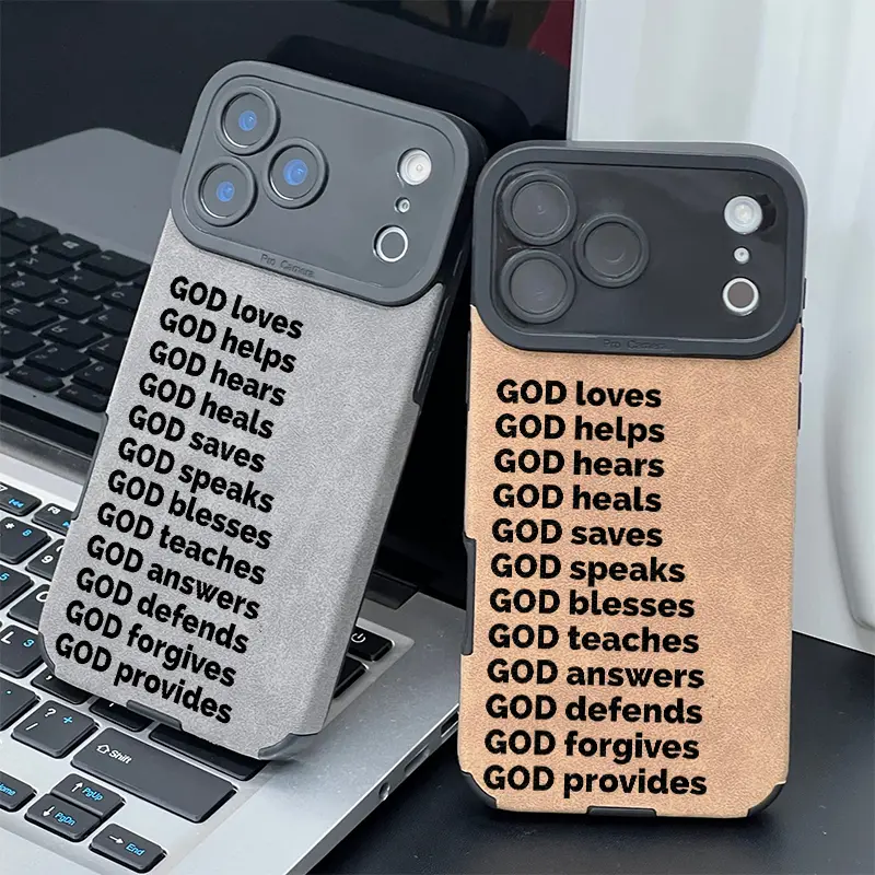 God's Blessing TPU Leather Phone Case