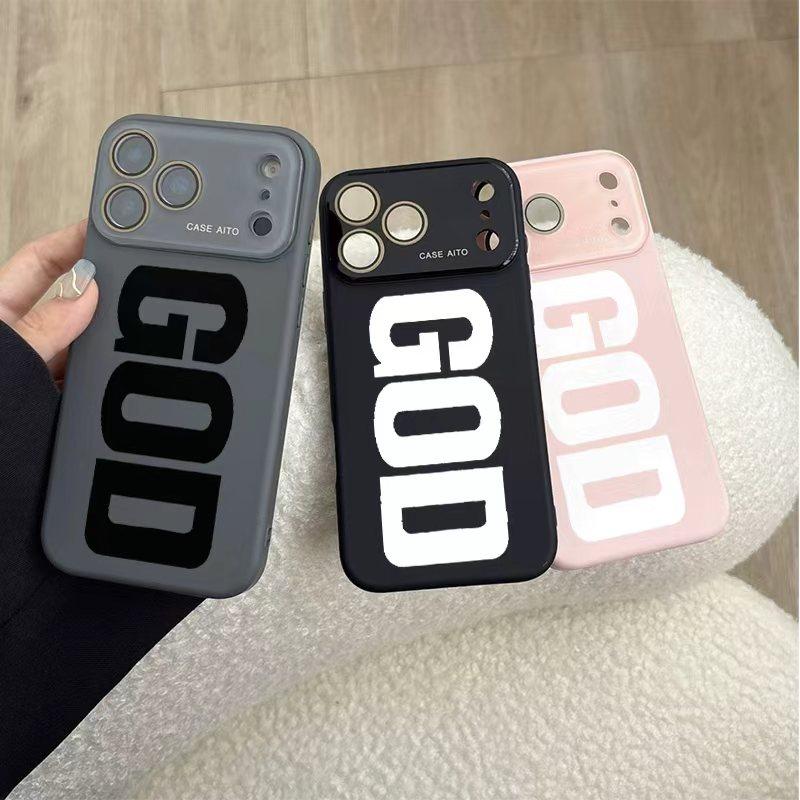 Minimalist Religious God-Themed Dopamine Ins-Style Solid Color Smartphone Case, Ultra Skin-Friendly Touch Handheld Protector, All-Inclusive Lens Mobile Accessory for Compatible 17,16,15,14,13,12 Devices Minimalist Religious God-Themed Dopamine Ins-Style Solid Color Smartphone Case, Ultra Skin-Friendly Touch Handheld Protector, All-Inclusive Lens Mobile Accessory for Compatible 17,16,15,14,13,12 Devices