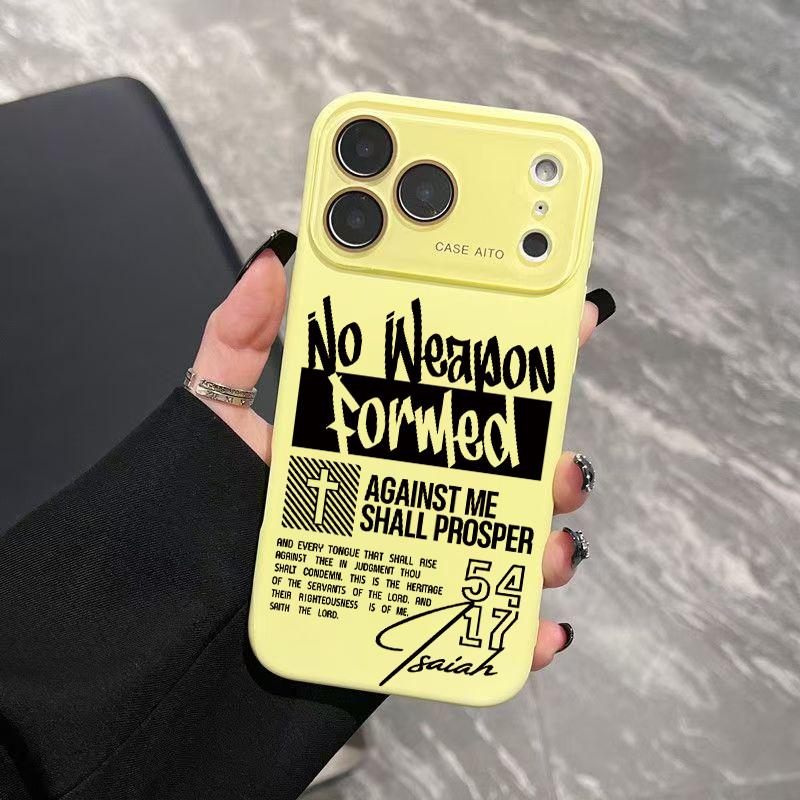 Edgy Christian Smartphone Case for iPhone 12-17, Mobile Phone Accessories with All-Inclusive Lens Protection, Smooth Non-Slip Matte Coating, Fingerprint Resistance, Skin-Friendly Touch, Iphone 17 Edgy Christian Smartphone Case for iPhone 12-17, Mobile Phone Accessories with All-Inclusive Lens Protection, Smooth Non-Slip Matte Coating, Fingerprint Resistance, Skin-Friendly Touch, Iphone 17