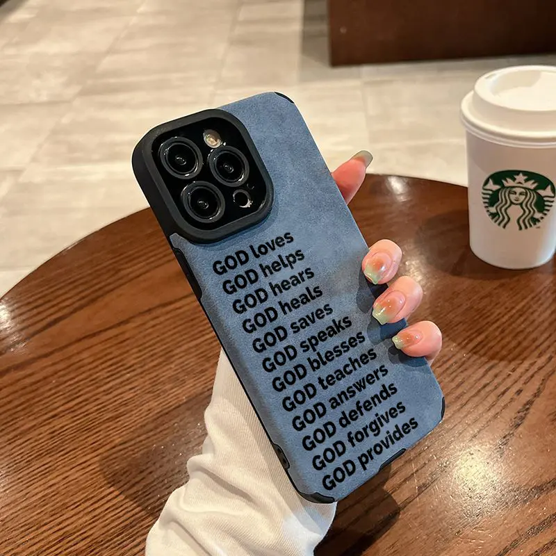 God's Blessing TPU Leather Phone Case
