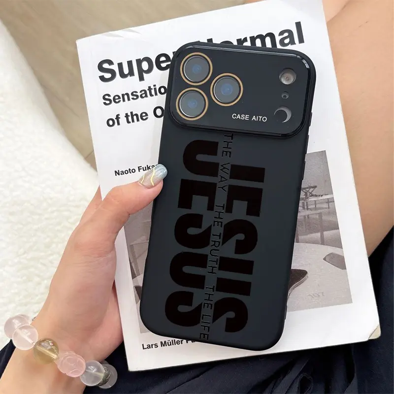 Jesus Pattern Smartphone Case for iPhone 12-17
