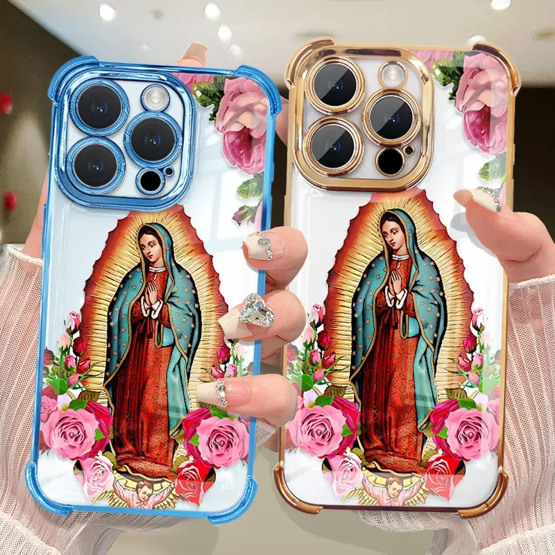 Virgin Mary Flower Mobile Phone Case