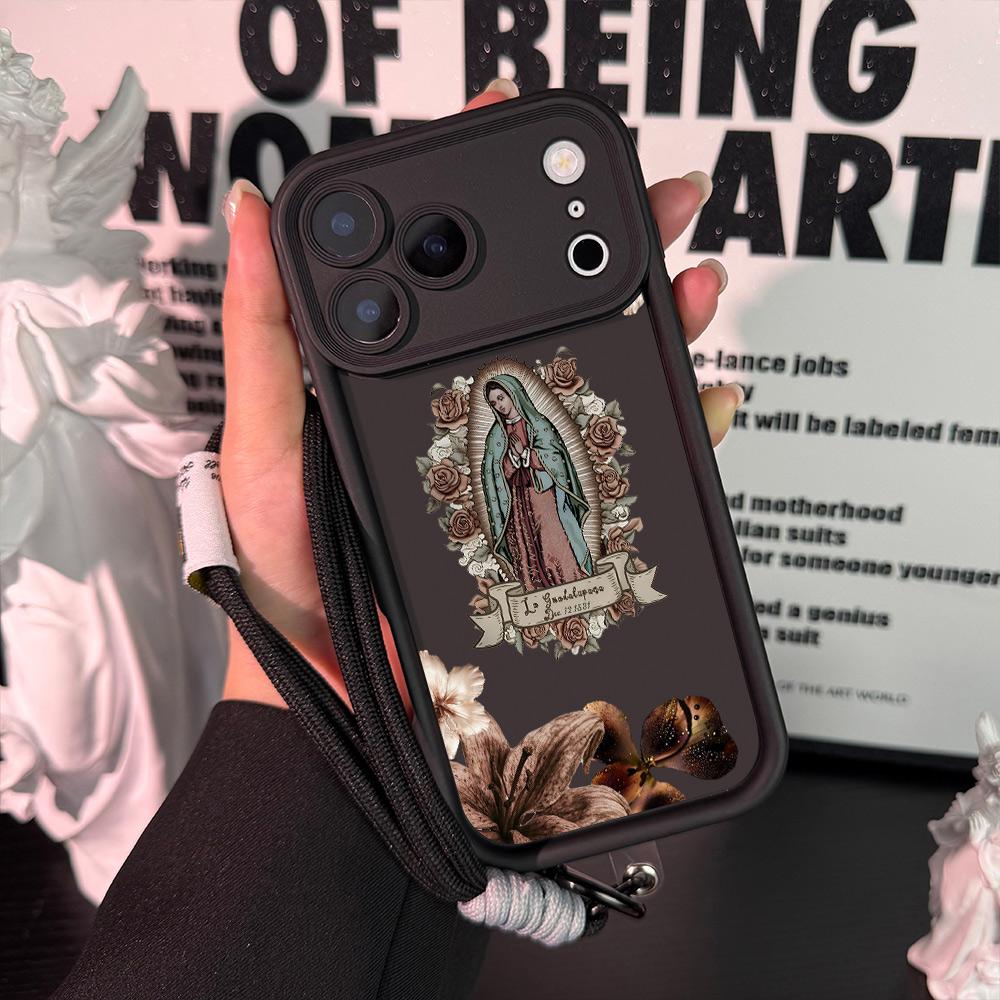 Virgin Mary and Flowers Pattern Phone case for iPhone Samsung 17Pro Max Air 16Plus E 15 14 13 12 11 XR XS Galaxy S25 S24 S23 S22 A71 A56 A55 A54 A53 A52 Note20 cases, Soft TPU, Bumper Drop Protection, Rugged Durable Back Cover, Perfect Gift for Girls.JL74 Virgin Mary and Flowers Pattern Phone case for iPhone Samsung 17Pro Max Air 16Plus E 15 14 13 12 11 XR XS Galaxy S25 S24 S23 S22 A71 A56 A55 A54 A53 A52 Note20 cases, Soft TPU, Bumper Drop Protection, Rugged Durable Back Cover, Perfect Gift for Girls.JL74