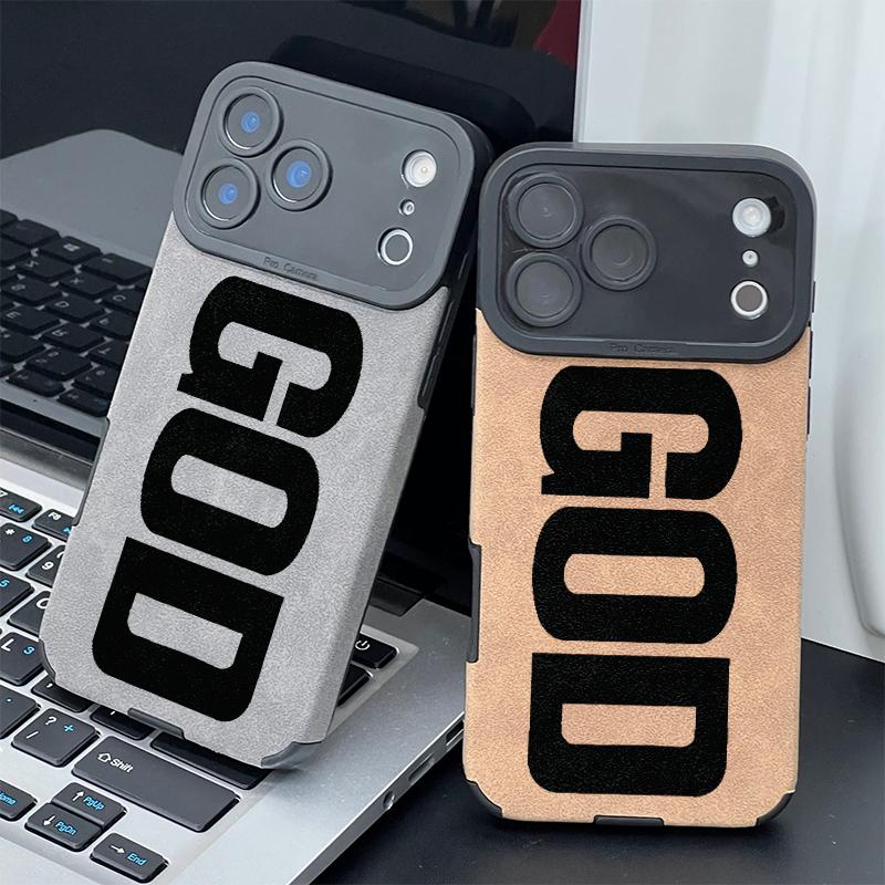 Minimalist God Pattern Smartphone Case - TPU & Leather Handheld Protector, Velvet-Smooth Skin-Friendly Touch, E-Commerce Mobile Phone Accessories for 17/16/15/14/13/12/11 Pro Max Plus X XS Max Devices Minimalist God Pattern Smartphone Case - TPU & Leather Handheld Protector, Velvet-Smooth Skin-Friendly Touch, E-Commerce Mobile Phone Accessories for 17/16/15/14/13/12/11 Pro Max Plus X XS Max Devices