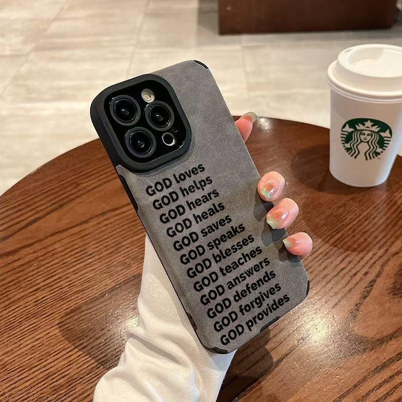 God's Blessing Phone Case is made of TPU and leather with a delicate touch that is skin friendly like velvet suitable for Apple 17 16 15 14 13 12 11 Pro Max Plus X XS Max God's Blessing Phone Case is made of TPU and leather with a delicate touch that is skin friendly like velvet suitable for Apple 17 16 15 14 13 12 11 Pro Max Plus X XS Max