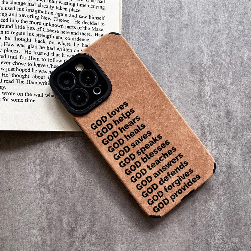 God's Blessing TPU Leather Phone Case