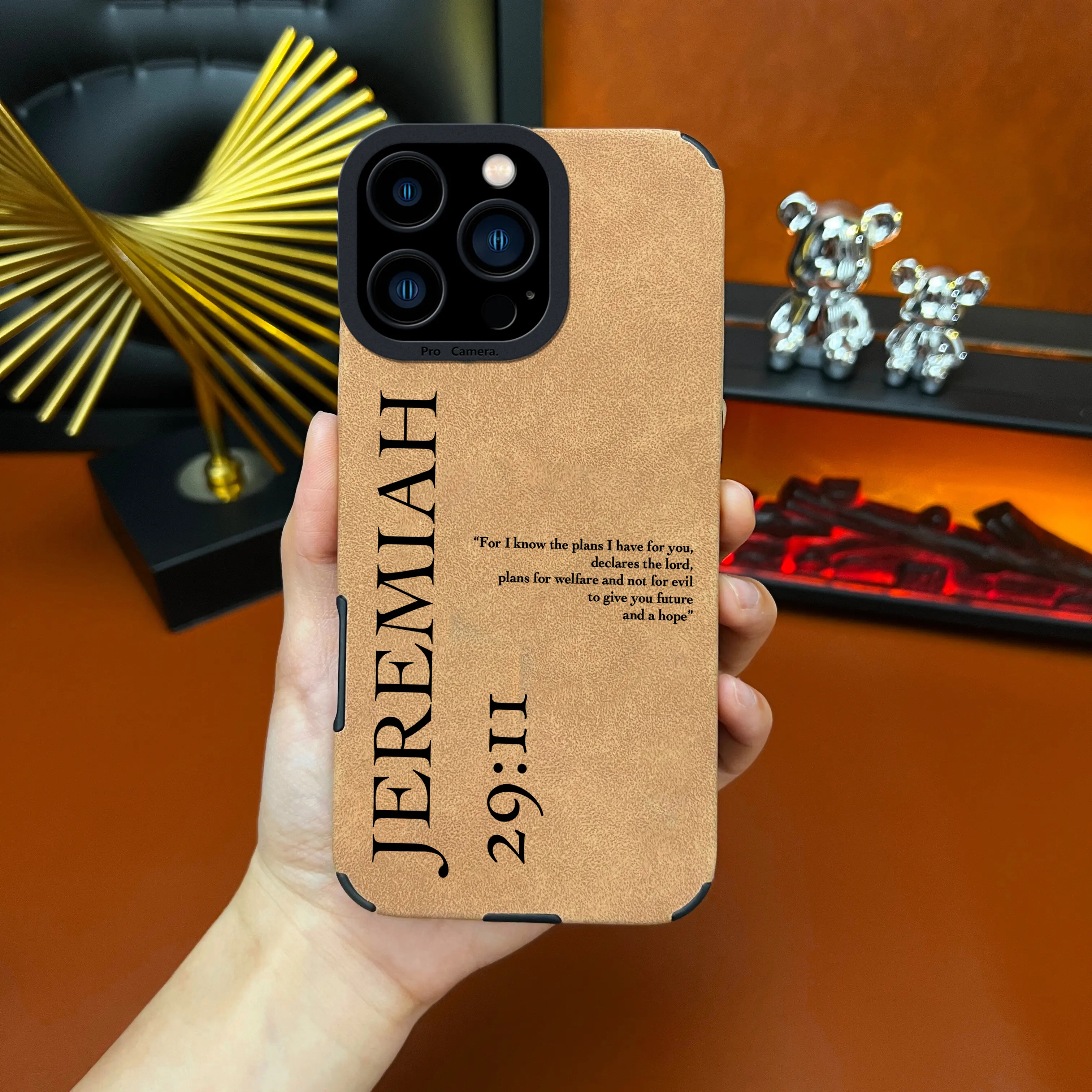 Christian Jeremiah 29:11 TPU Leather Phone Case