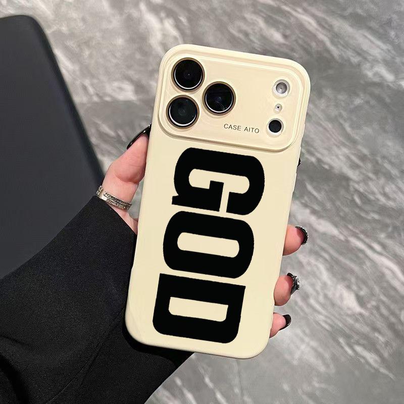 Minimalist Religious God-Themed Dopamine Ins-Style Solid Color Smartphone Case, Ultra Skin-Friendly Touch Handheld Protector, All-Inclusive Lens Mobile Accessory for Compatible 17,16,15,14,13,12 Devices Minimalist Religious God-Themed Dopamine Ins-Style Solid Color Smartphone Case, Ultra Skin-Friendly Touch Handheld Protector, All-Inclusive Lens Mobile Accessory for Compatible 17,16,15,14,13,12 Devices