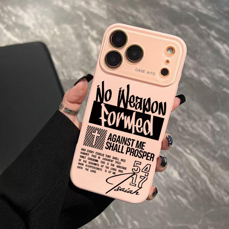 Edgy Christian Smartphone Case for iPhone 12-17, Mobile Phone Accessories with All-Inclusive Lens Protection, Smooth Non-Slip Matte Coating, Fingerprint Resistance, Skin-Friendly Touch, Iphone 17 Edgy Christian Smartphone Case for iPhone 12-17, Mobile Phone Accessories with All-Inclusive Lens Protection, Smooth Non-Slip Matte Coating, Fingerprint Resistance, Skin-Friendly Touch, Iphone 17