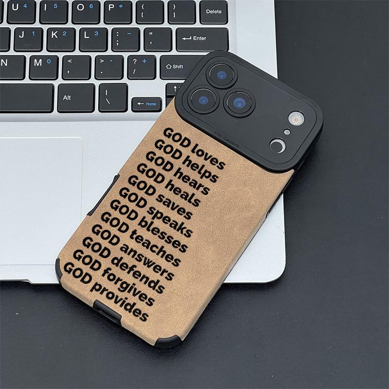 God's Blessing Phone Case is made of TPU and leather with a delicate touch that is skin friendly like velvet suitable for Apple 17 16 15 14 13 12 11 Pro Max Plus X XS Max God's Blessing Phone Case is made of TPU and leather with a delicate touch that is skin friendly like velvet suitable for Apple 17 16 15 14 13 12 11 Pro Max Plus X XS Max
