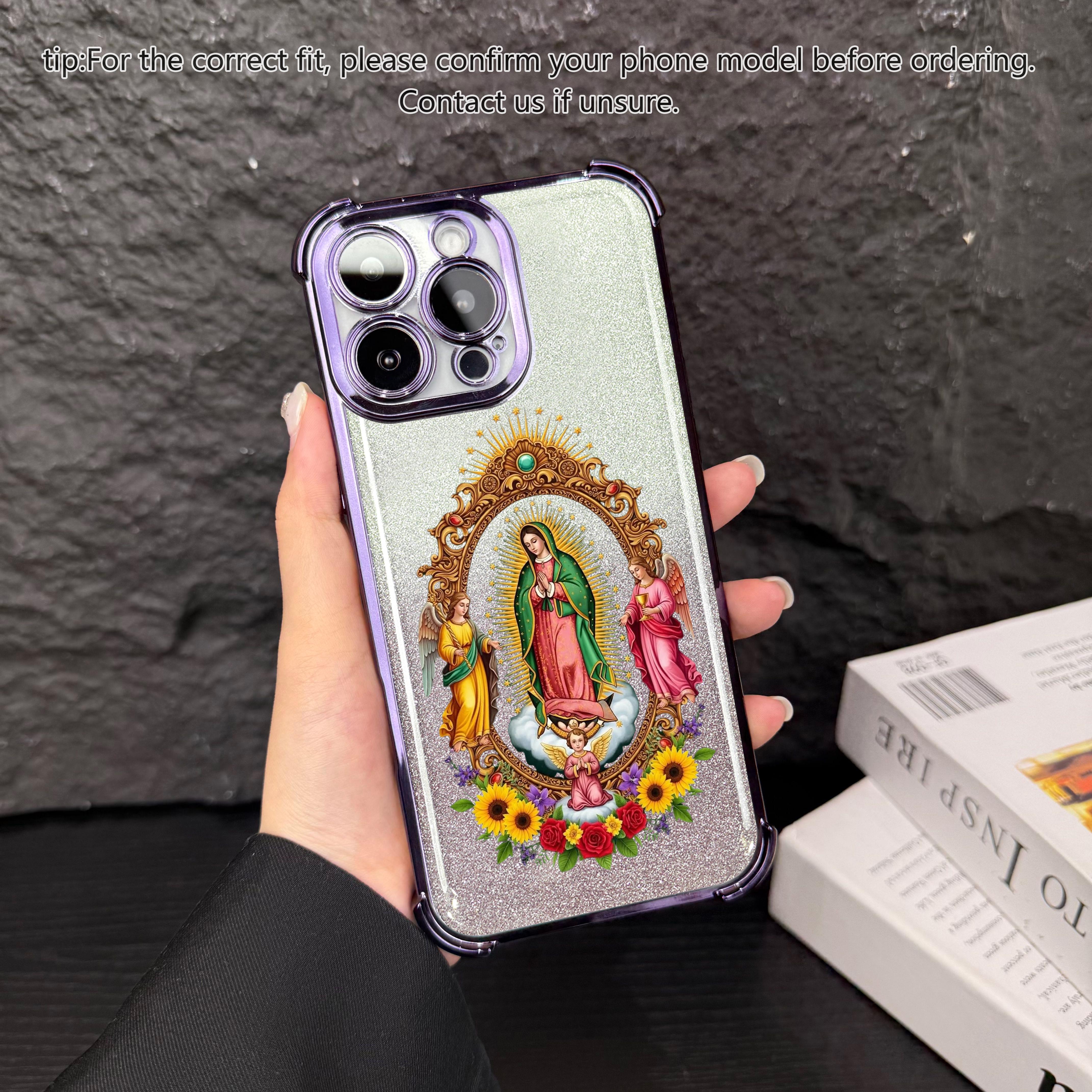 Phone Case for iPhone Samsung Galaxy Case iPhone 17Pro Max Air 16 15Plus 14 13 12 11 XR XS S25Ultra S24FE S23 S22 Phone Case, Virgen de Guadalupe Phone Case, Four-corner airbag drop protection, Protective Silicone Cover, Protection Durable.JY96 Phone Case for iPhone Samsung Galaxy Case iPhone 17Pro Max Air 16 15Plus 14 13 12 11 XR XS S25Ultra S24FE S23 S22 Phone Case, Virgen de Guadalupe Phone Case, Four-corner airbag drop protection, Protective Silicone Cover, Protection Durable.JY96