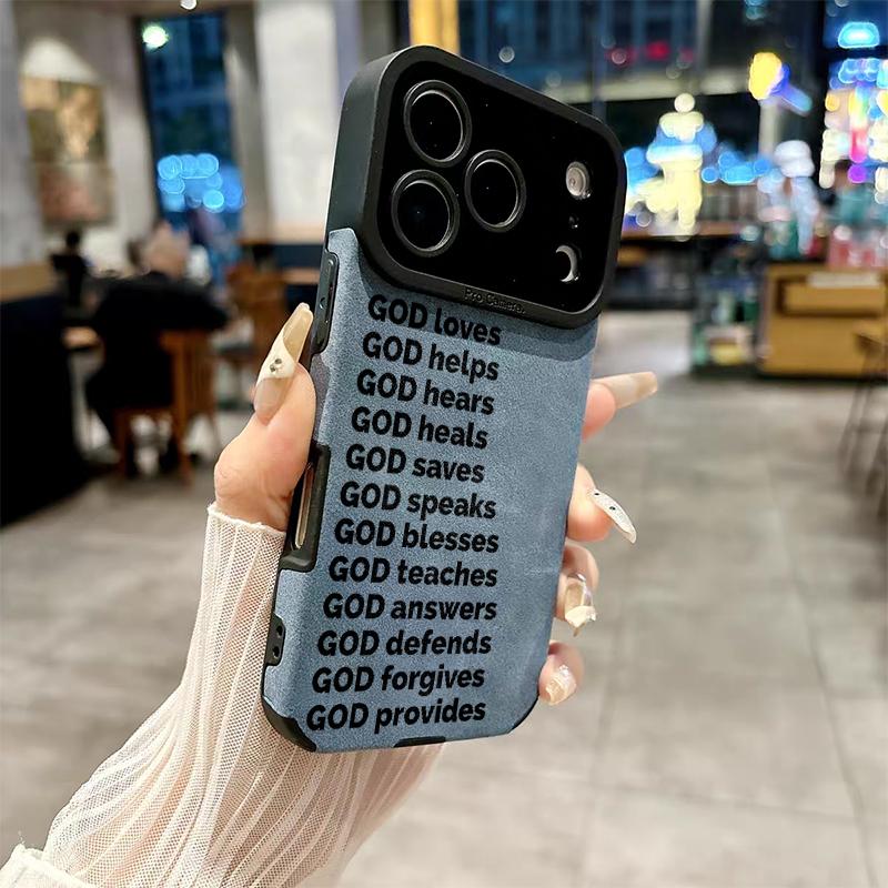 God's Blessing Phone Case is made of TPU and leather with a delicate touch that is skin friendly like velvet suitable for Apple 17 16 15 14 13 12 11 Pro Max Plus X XS Max God's Blessing Phone Case is made of TPU and leather with a delicate touch that is skin friendly like velvet suitable for Apple 17 16 15 14 13 12 11 Pro Max Plus X XS Max