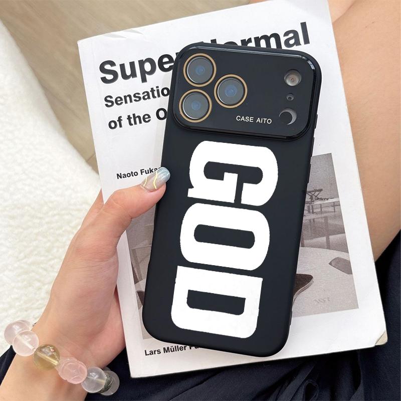 Minimalist Religious God-Themed Dopamine Ins-Style Solid Color Smartphone Case, Ultra Skin-Friendly Touch Handheld Protector, All-Inclusive Lens Mobile Accessory for Compatible 17,16,15,14,13,12 Devices Minimalist Religious God-Themed Dopamine Ins-Style Solid Color Smartphone Case, Ultra Skin-Friendly Touch Handheld Protector, All-Inclusive Lens Mobile Accessory for Compatible 17,16,15,14,13,12 Devices