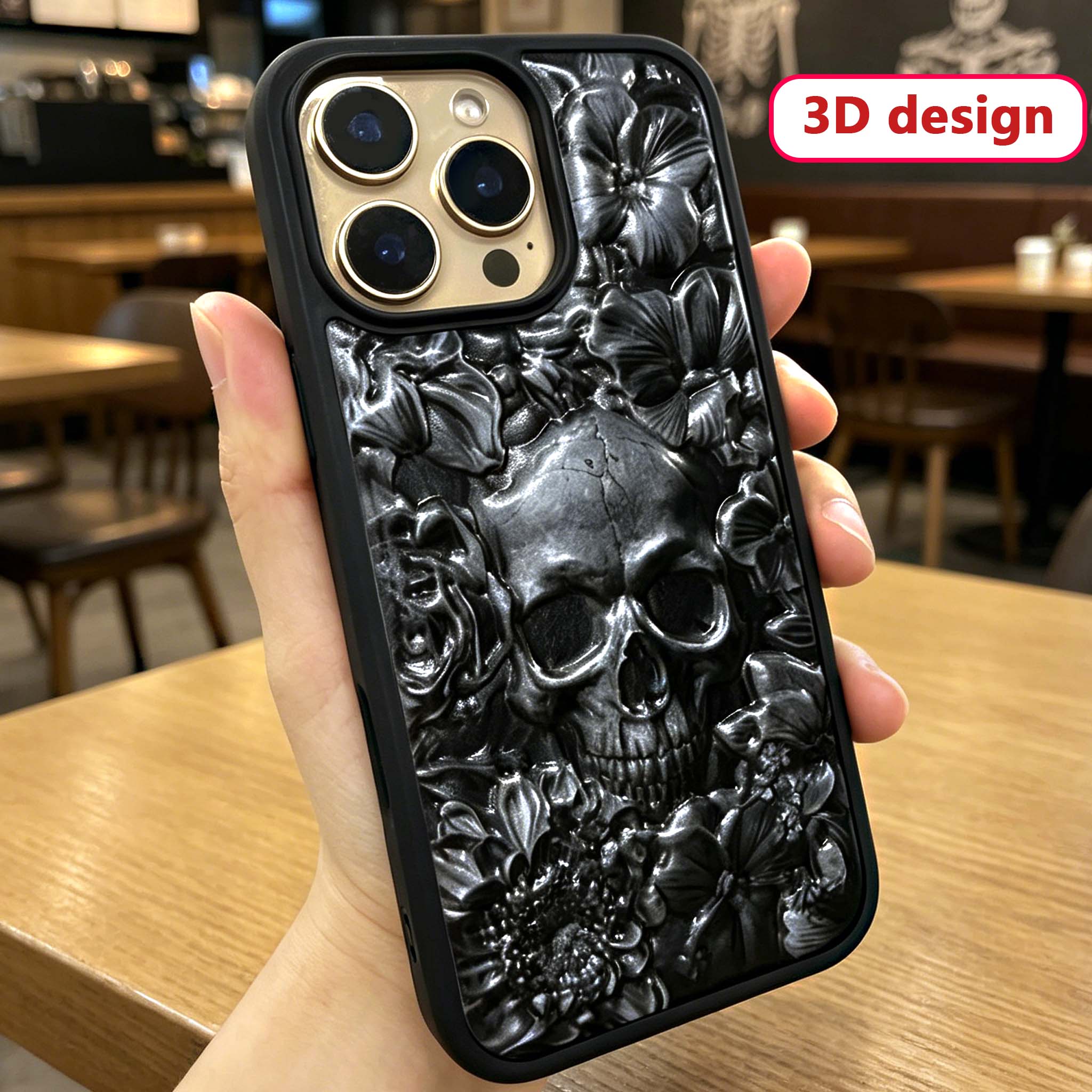 [Copyright] Virgin Mary Pattern Phone Case, Protective Clear Soft TPU Shockproof Durable Protection Cover for iPhone 17 Pro Max case 11 12 13 14 15 16 HL