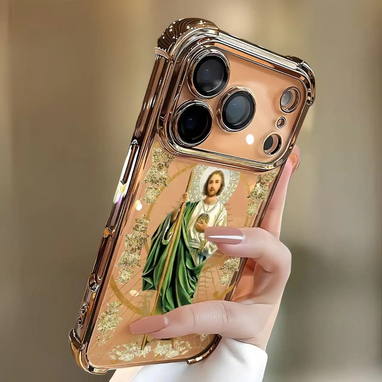 Four-corner Anti-fall St. Judah Pattern Phone Case