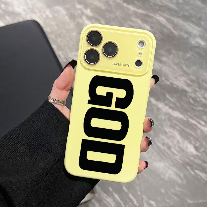 Minimalist Religious God-Themed Dopamine Ins-Style Solid Color Smartphone Case, Ultra Skin-Friendly Touch Handheld Protector, All-Inclusive Lens Mobile Accessory for Compatible 17,16,15,14,13,12 Devices Minimalist Religious God-Themed Dopamine Ins-Style Solid Color Smartphone Case, Ultra Skin-Friendly Touch Handheld Protector, All-Inclusive Lens Mobile Accessory for Compatible 17,16,15,14,13,12 Devices