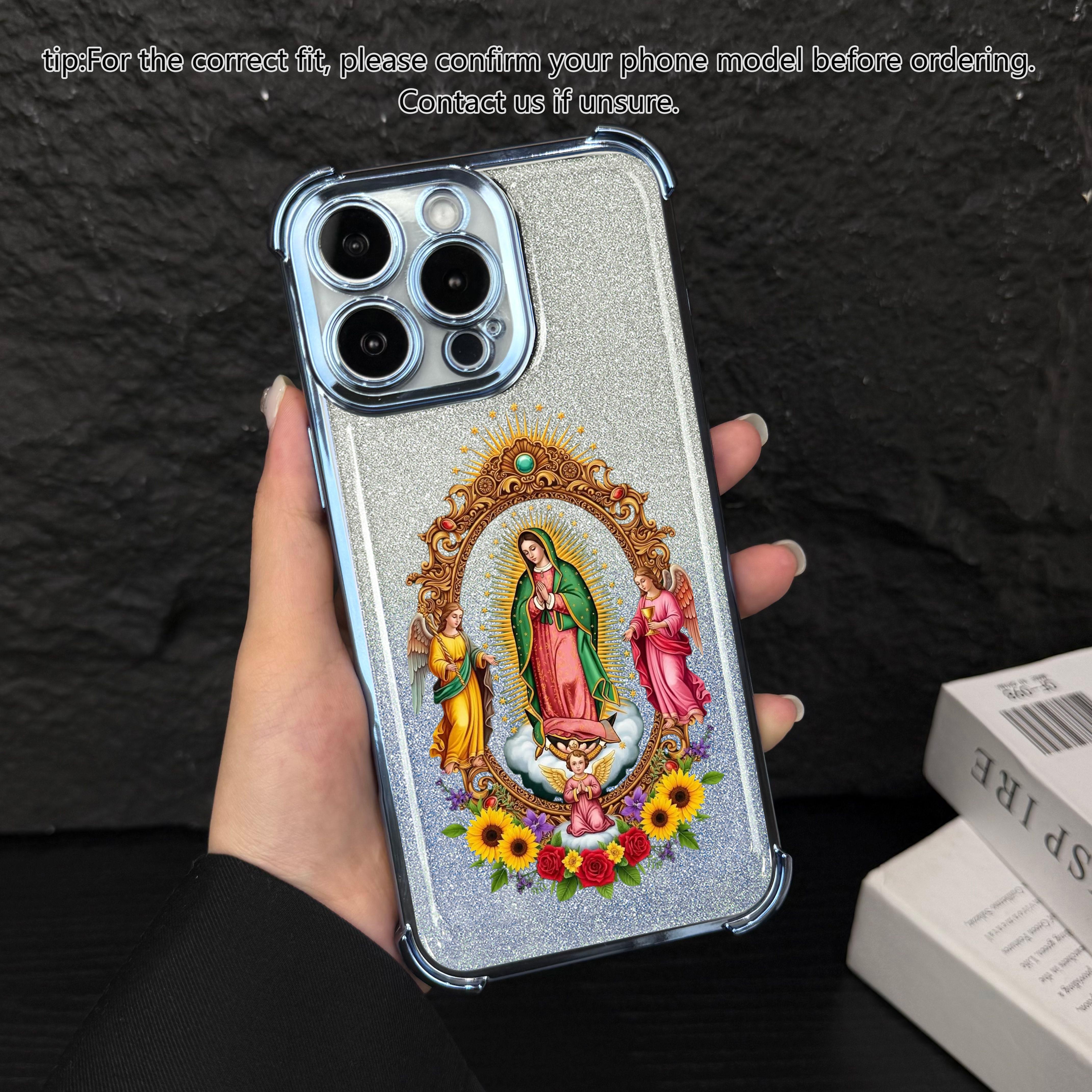 Phone Case for iPhone Samsung Galaxy Case iPhone 17Pro Max Air 16 15Plus 14 13 12 11 XR XS S25Ultra S24FE S23 S22 Phone Case, Virgen de Guadalupe Phone Case, Four-corner airbag drop protection, Protective Silicone Cover, Protection Durable.JY96 Phone Case for iPhone Samsung Galaxy Case iPhone 17Pro Max Air 16 15Plus 14 13 12 11 XR XS S25Ultra S24FE S23 S22 Phone Case, Virgen de Guadalupe Phone Case, Four-corner airbag drop protection, Protective Silicone Cover, Protection Durable.JY96