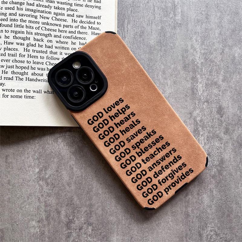 God's Blessing Phone Case is made of TPU and leather with a delicate touch that is skin friendly like velvet suitable for Apple 17 16 15 14 13 12 11 Pro Max Plus X XS Max God's Blessing Phone Case is made of TPU and leather with a delicate touch that is skin friendly like velvet suitable for Apple 17 16 15 14 13 12 11 Pro Max Plus X XS Max