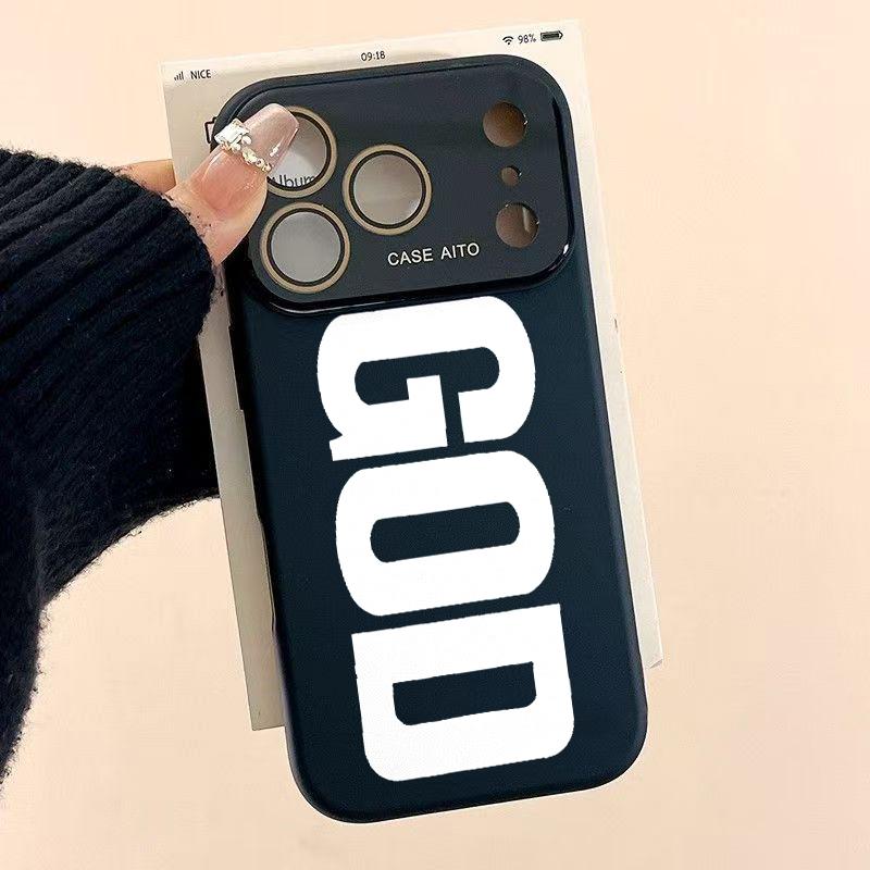 Minimalist Religious God-Themed Dopamine Ins-Style Solid Color Smartphone Case, Ultra Skin-Friendly Touch Handheld Protector, All-Inclusive Lens Mobile Accessory for Compatible 17,16,15,14,13,12 Devices Minimalist Religious God-Themed Dopamine Ins-Style Solid Color Smartphone Case, Ultra Skin-Friendly Touch Handheld Protector, All-Inclusive Lens Mobile Accessory for Compatible 17,16,15,14,13,12 Devices