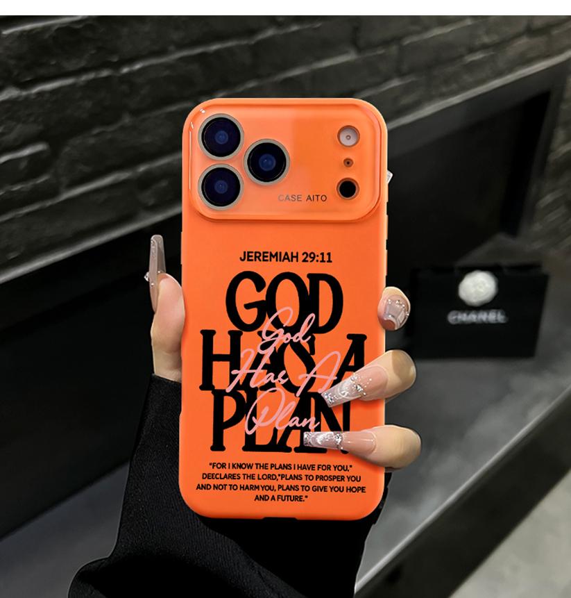 God Has A Plan Christian iPhone Case, Bible Verse Design Phone Case for iPhone 17 Pro Max 16 15 Plus 14 13 12, Shockproof Durable Protective Case, Faith-Based Phone Case Suitable for All People God Has A Plan Christian iPhone Case, Bible Verse Design Phone Case for iPhone 17 Pro Max 16 15 Plus 14 13 12, Shockproof Durable Protective Case, Faith-Based Phone Case Suitable for All People