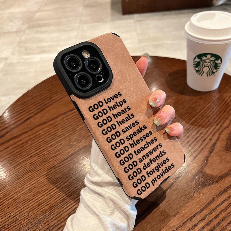 God's Blessing Phone Case is made of TPU and leather with a delicate touch that is skin friendly like velvet suitable for Apple 17 16 15 14 13 12 11 Pro Max Plus X XS Max God's Blessing Phone Case is made of TPU and leather with a delicate touch that is skin friendly like velvet suitable for Apple 17 16 15 14 13 12 11 Pro Max Plus X XS Max