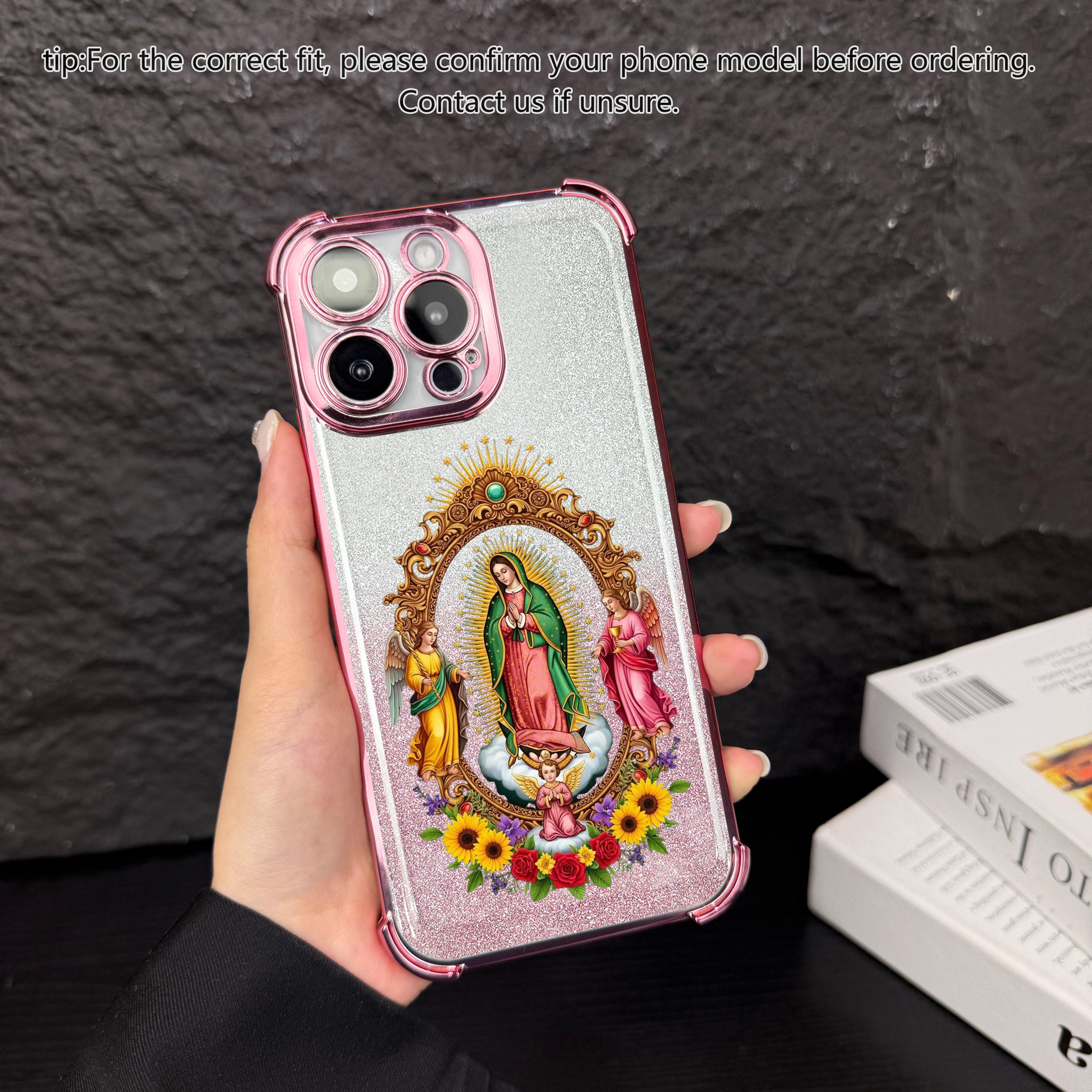 Phone Case for iPhone Samsung Galaxy Case iPhone 17Pro Max Air 16 15Plus 14 13 12 11 XR XS S25Ultra S24FE S23 S22 Phone Case, Virgen de Guadalupe Phone Case, Four-corner airbag drop protection, Protective Silicone Cover, Protection Durable.JY96 Phone Case for iPhone Samsung Galaxy Case iPhone 17Pro Max Air 16 15Plus 14 13 12 11 XR XS S25Ultra S24FE S23 S22 Phone Case, Virgen de Guadalupe Phone Case, Four-corner airbag drop protection, Protective Silicone Cover, Protection Durable.JY96