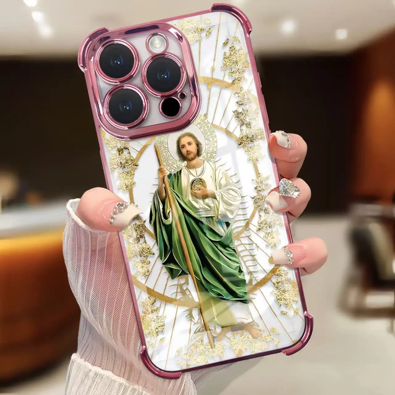 Four-corner Anti-fall St. Judah Pattern Phone Case