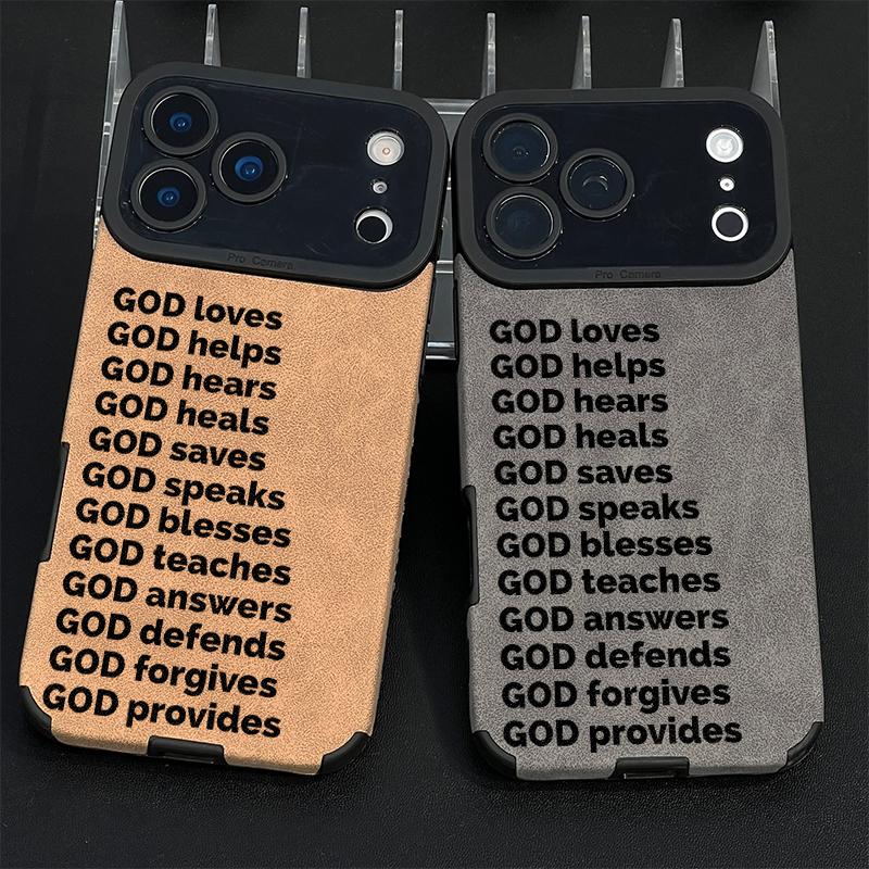 God's Blessing Phone Case is made of TPU and leather with a delicate touch that is skin friendly like velvet suitable for Apple 17 16 15 14 13 12 11 Pro Max Plus X XS Max God's Blessing Phone Case is made of TPU and leather with a delicate touch that is skin friendly like velvet suitable for Apple 17 16 15 14 13 12 11 Pro Max Plus X XS Max