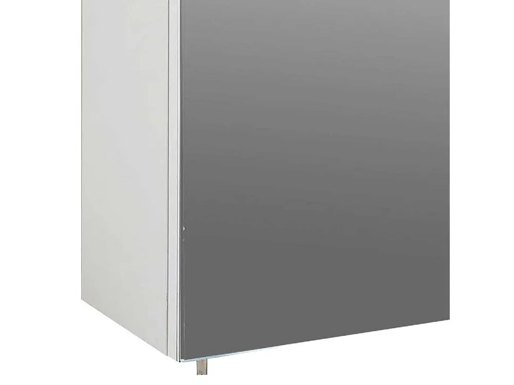 Badezimmerspiegelschrank mit LED-Licht, 73 cm Höhe