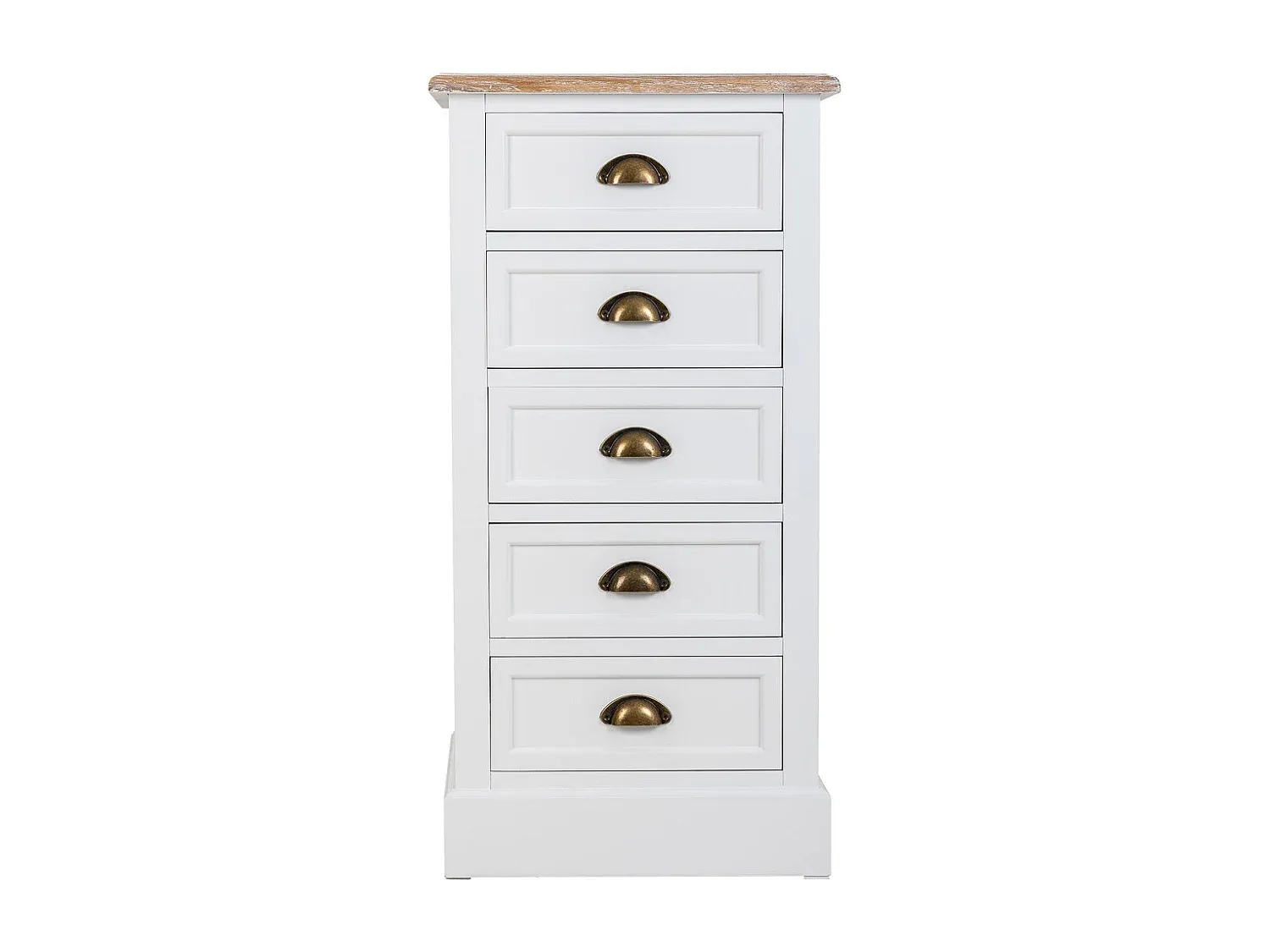 Eleganter Holzstuhl in Weiß, 45x35x90 cm