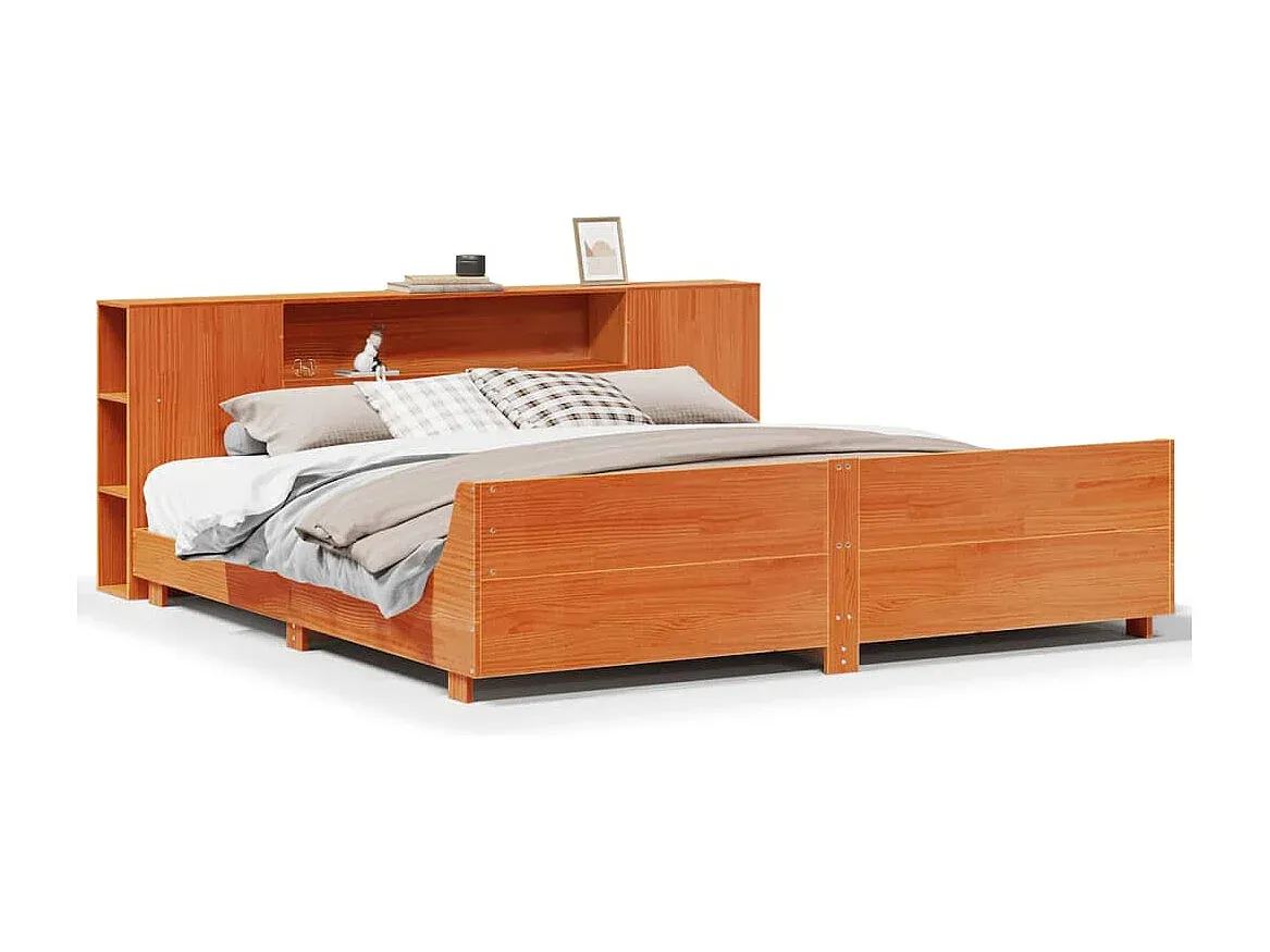 Naturholz Doppelbett Kiefer 200x200 cm