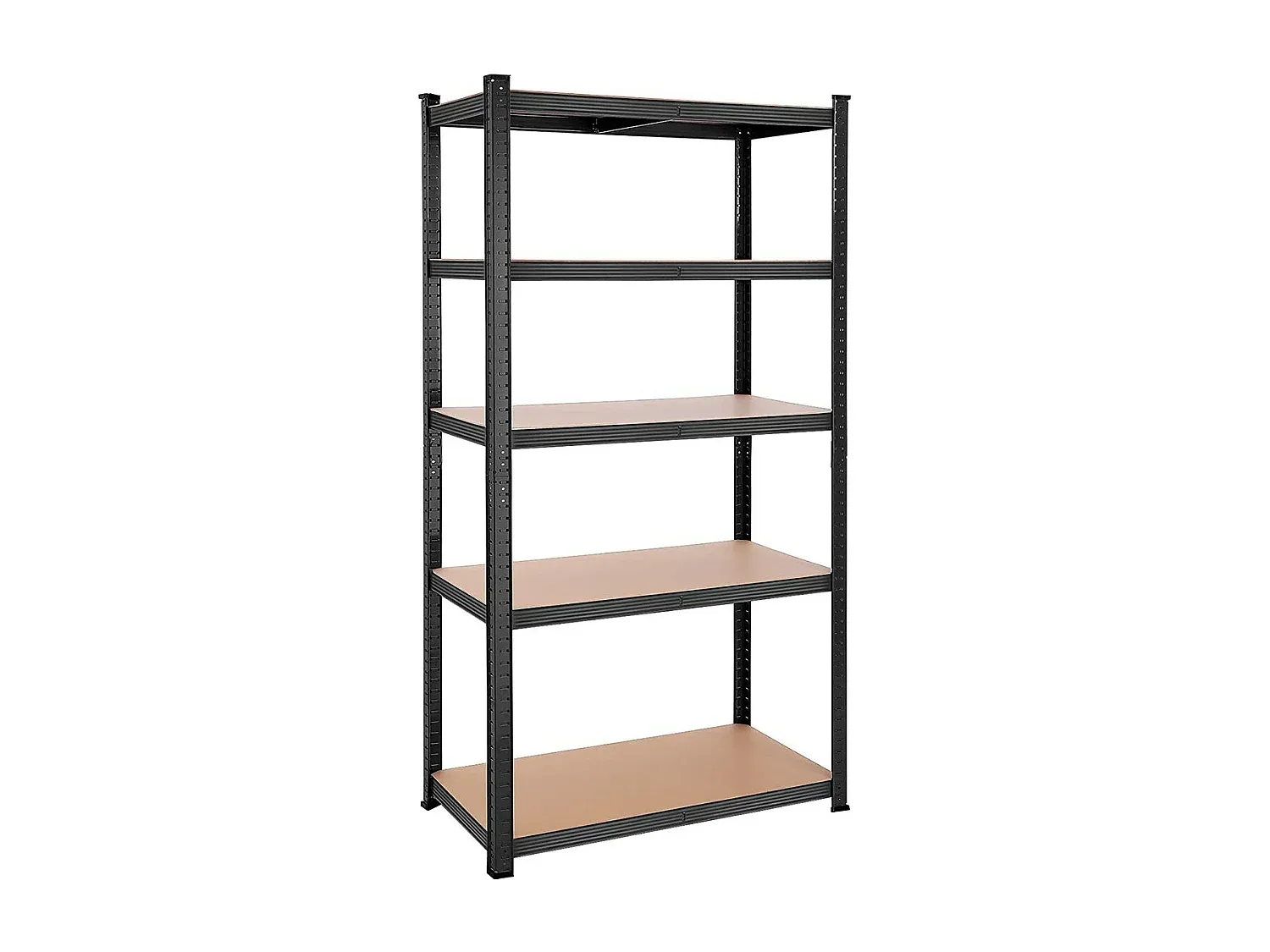 Stabiles Lagerregal mit 5 verstellbaren Böden - Höhe 200 cm