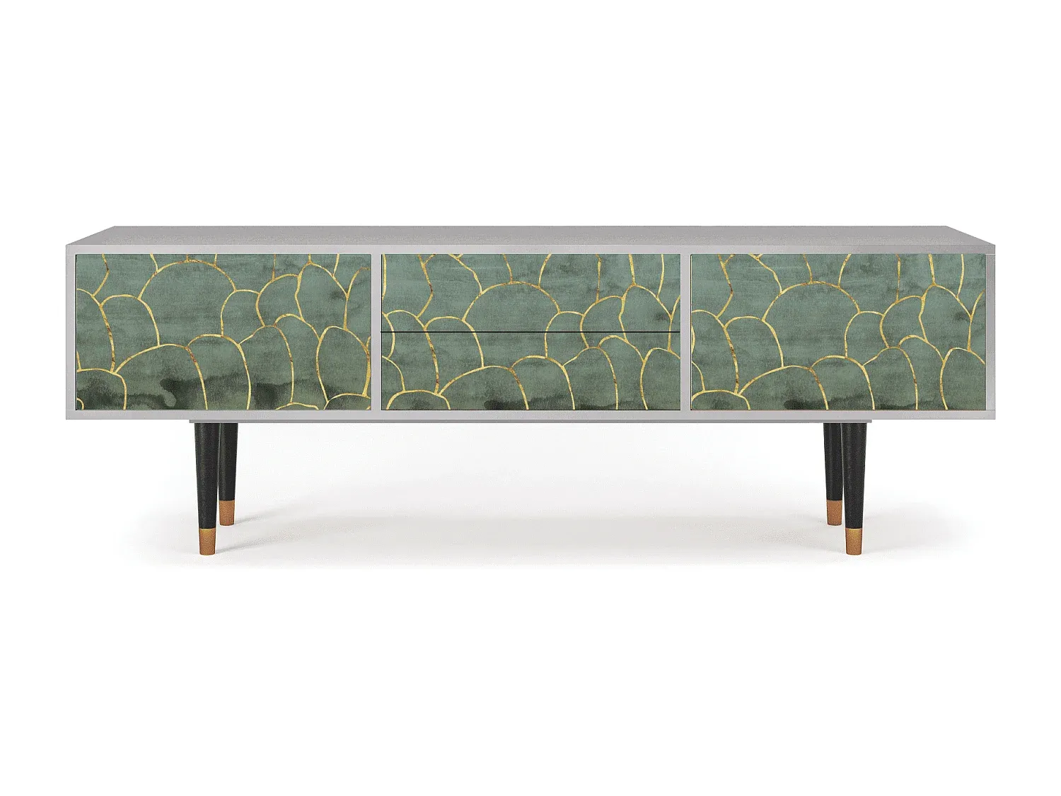 Fernsehschrank - Modernes Design, Grau