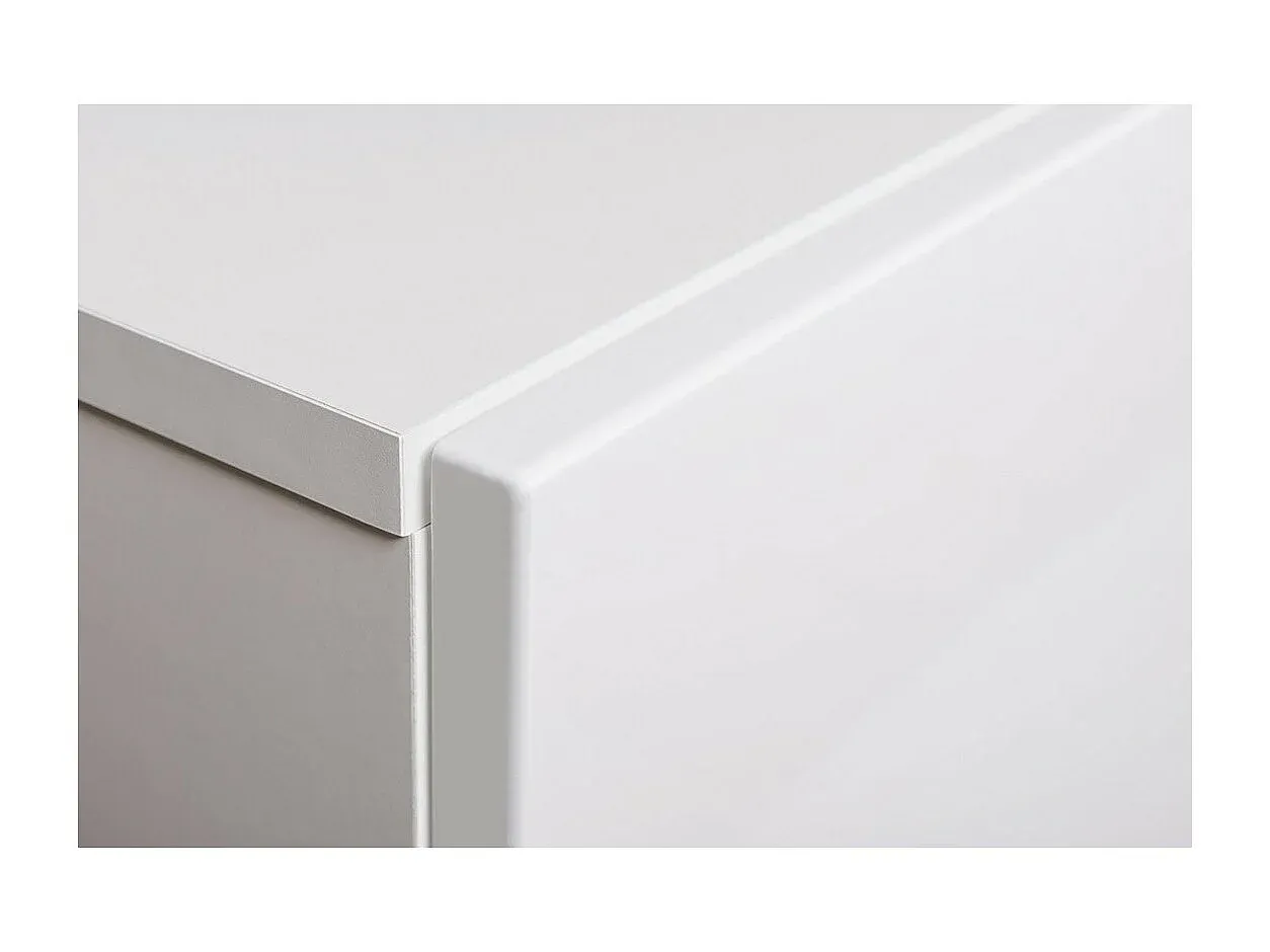 Hängeschrank Würfelform in Weiß 60x60cm für Wohnzimmer