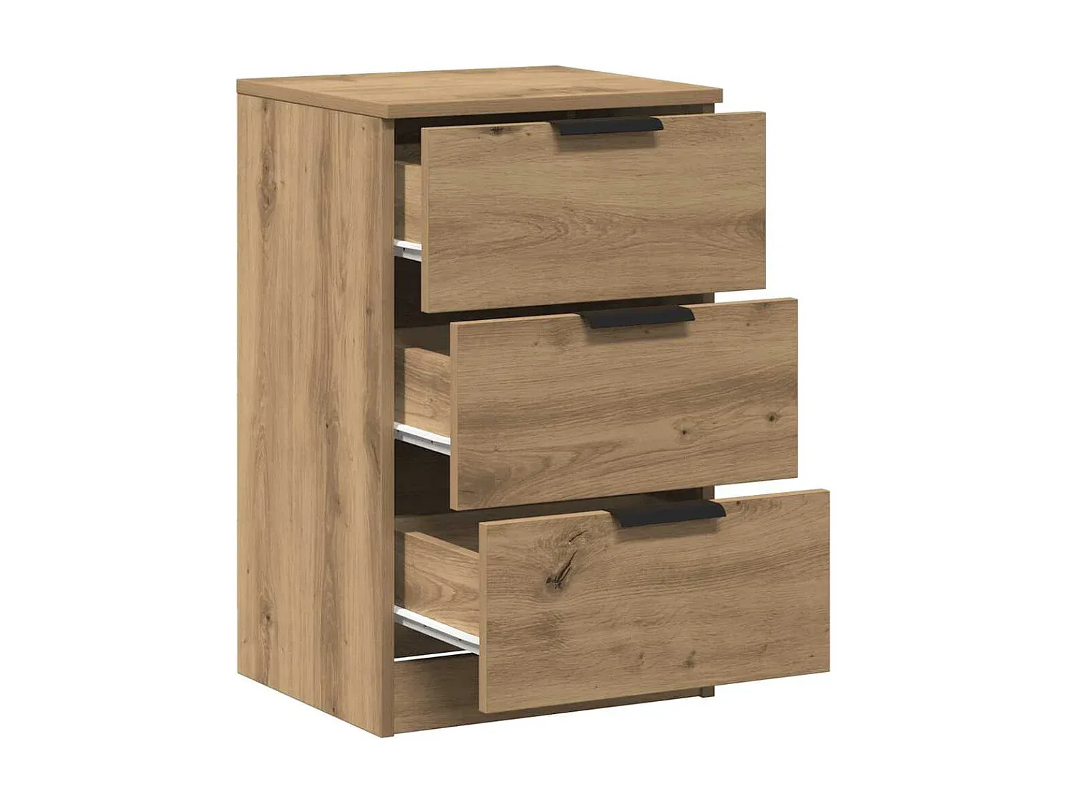 Moderner Nachttisch aus Eiche 40x36x65 cm