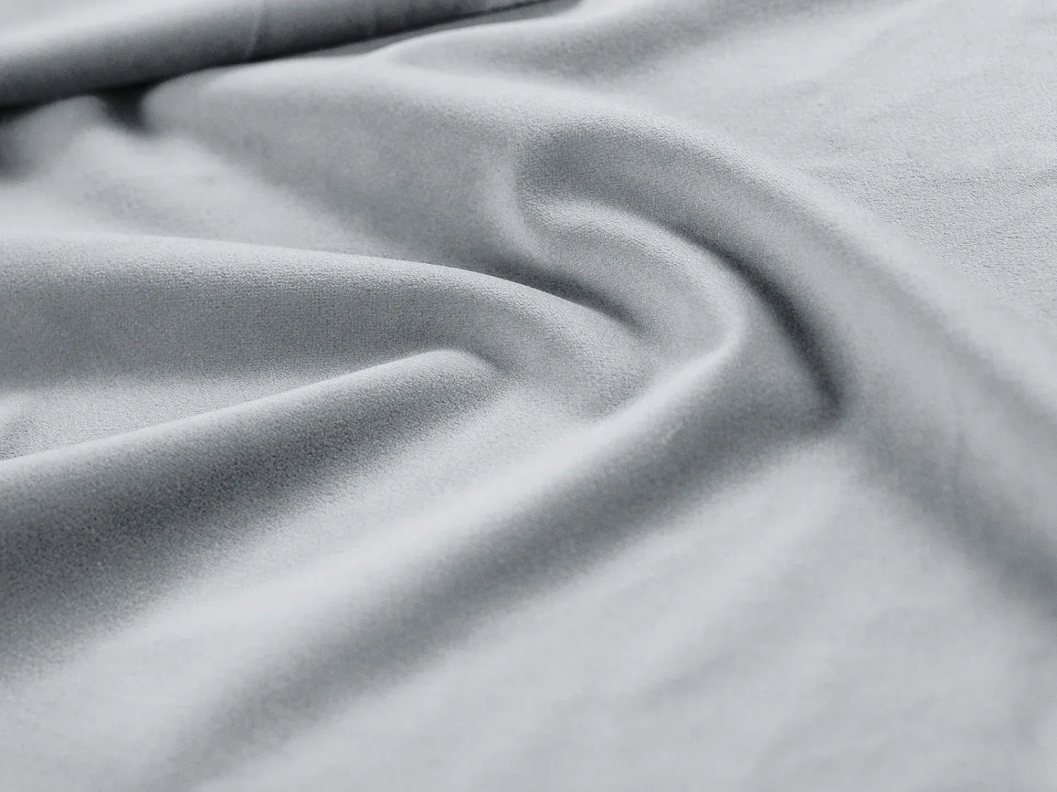 Eleganter Sitzhocker aus hellblauem Samt - 80x102x40cm