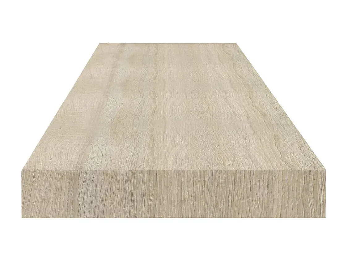 Wandregale Set Eichenoptik MDF 90x24 cm