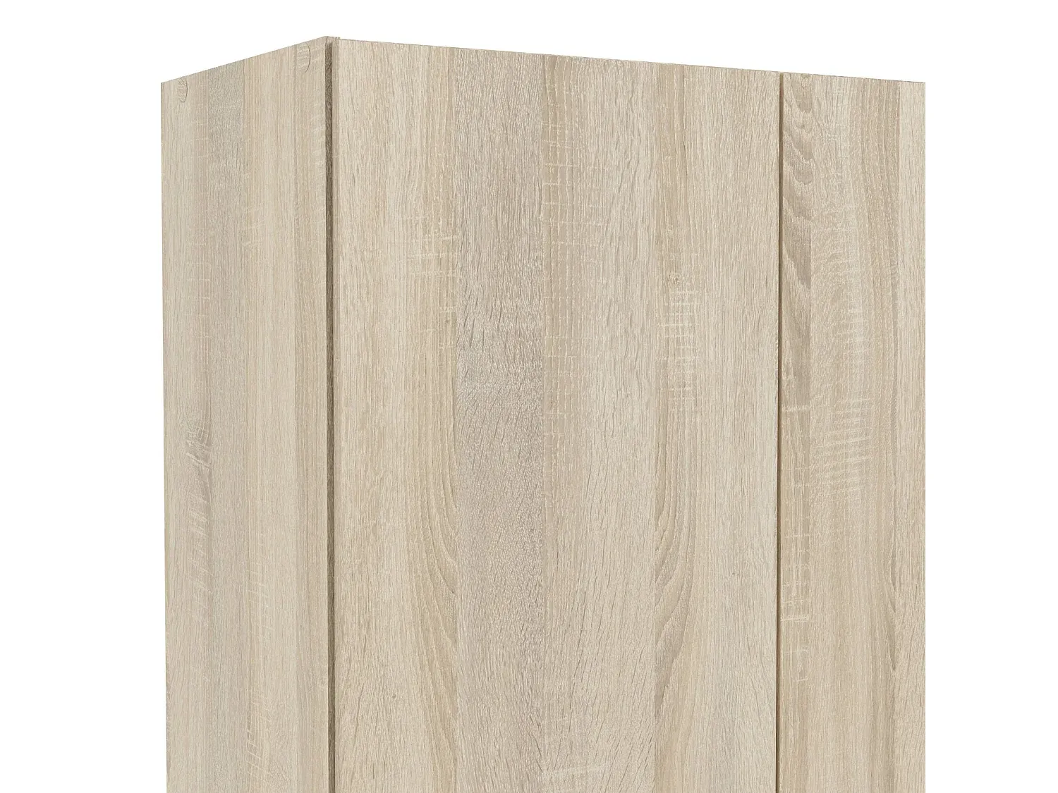 Zweitüriger Kleiderschrank mit Schublade in Eiche, 79 x 35 x 171 cm