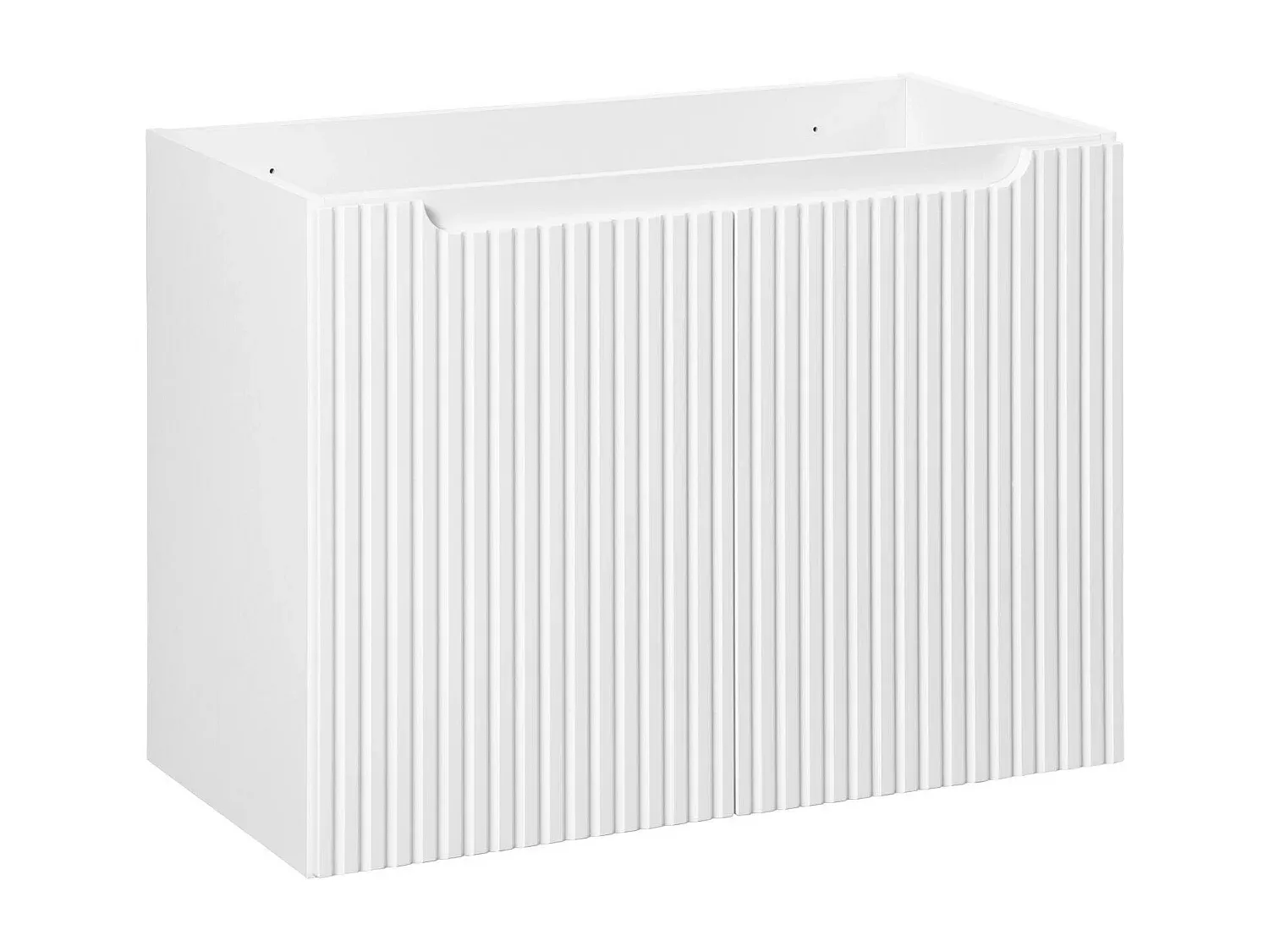 Unterschrank für Waschbecken mit 2 Türen, 80x39x57 cm, Weiß